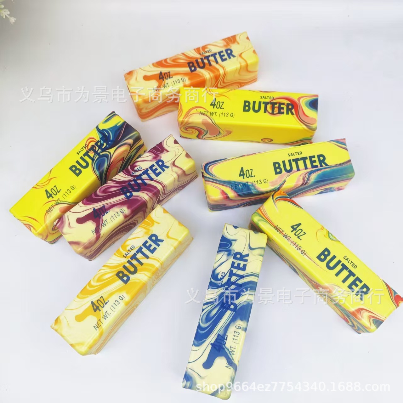 Humedecido suave fragancia pegajosa lenta imitación barra de mantequilla de rebote lento pellizco Le alivio de compresión modelo accesorios humedecido suave sensación de regalo