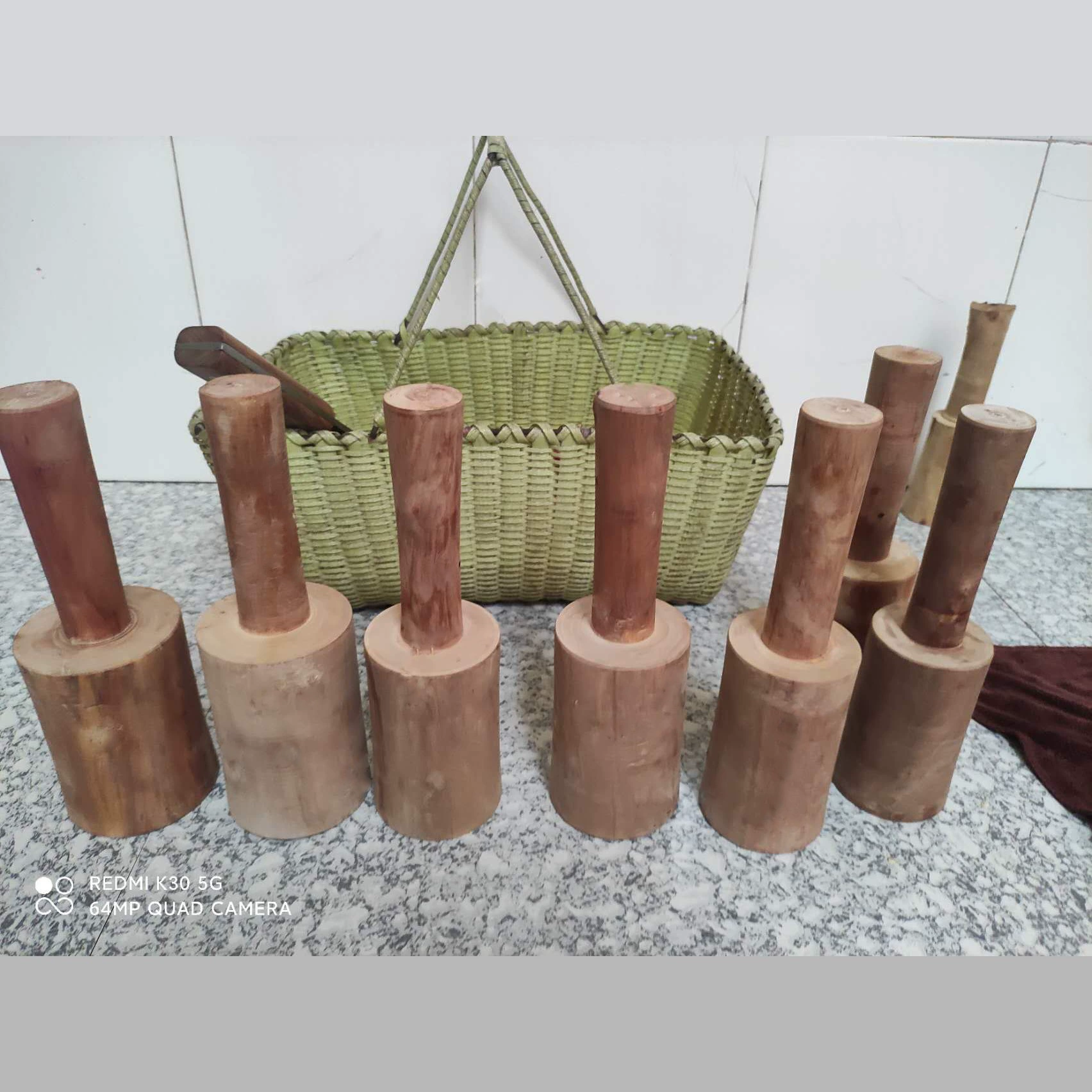 Кухонный молоток для измельчения рыбы, курицы, деревянный молоток для измельчения перца чили, универсальная толстостенная молоток из твердой древесины для измельчения утиных костей и мяса.