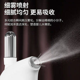 Handheld Oxygen Injection Meter, Nano Sprayer, Facial Hydration and Humidifier, Facial Water Oxygen Meter, High Pressure Water Light Beauty Instrument