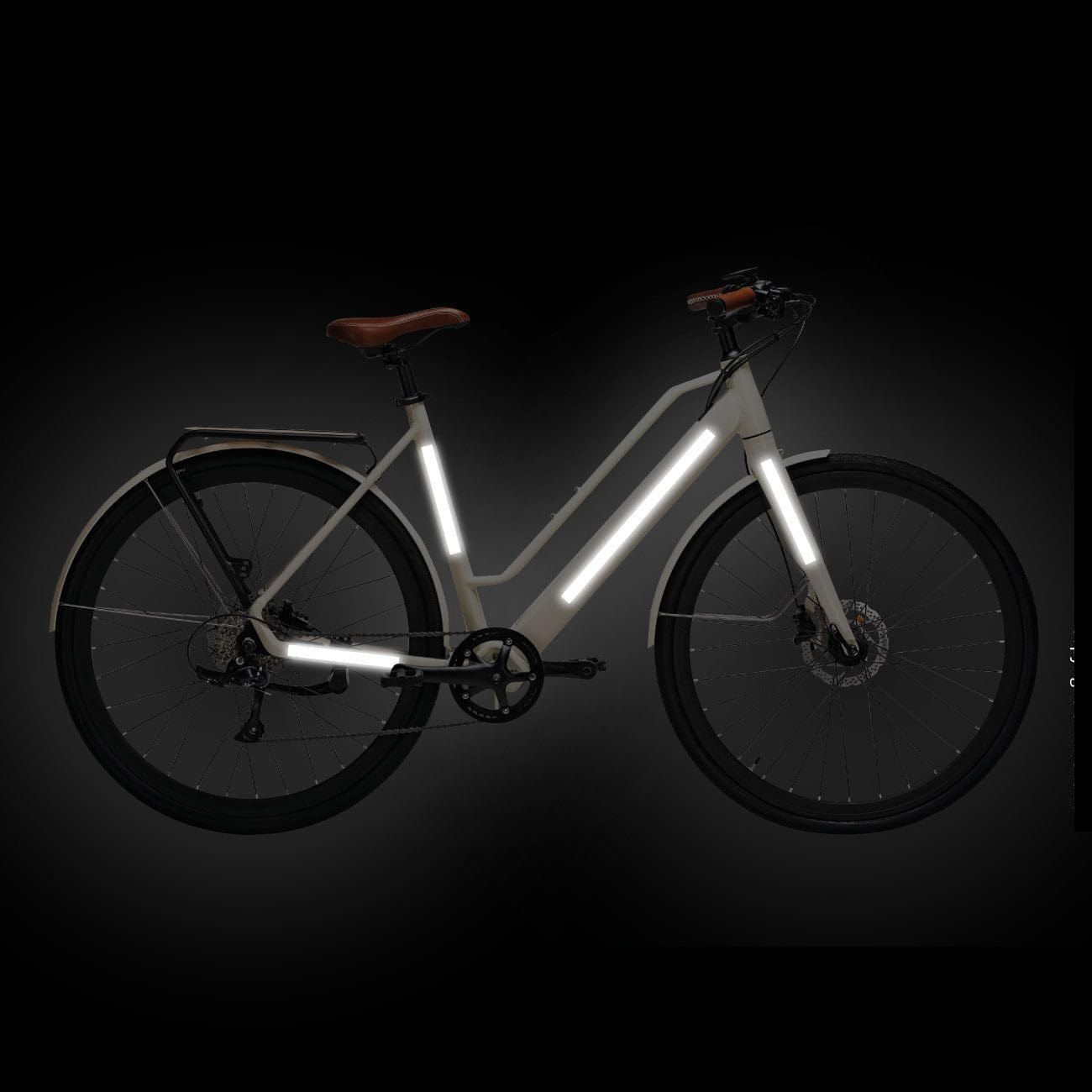Amazon nuevo retro motocicleta pegatinas reflectantes scooter bicicletas automóviles reflectores de alta visibilidad