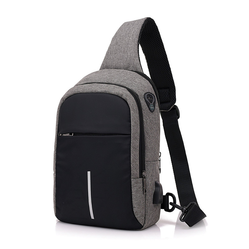 New Multi-Purpose Anti-Theft Chest Bag Men's Bag Casual Crossbody Bag Shoulder Bag Men's Bag Cross-Border New Trendy Small Backpack