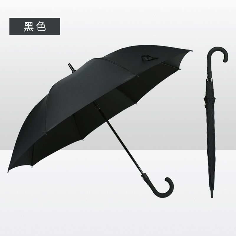 Paraguas de golf doble grande para negocios, paraguas recto automático, paraguas impermeable con impresión de logotipo, paraguas de mango largo, gran cantidad en stock