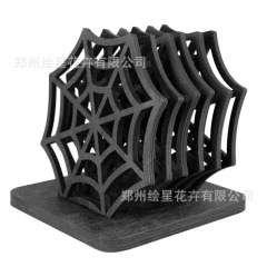 クロスボーダー起爆木製Spider coasterスパイダー個性パレットパーマ断熱マット