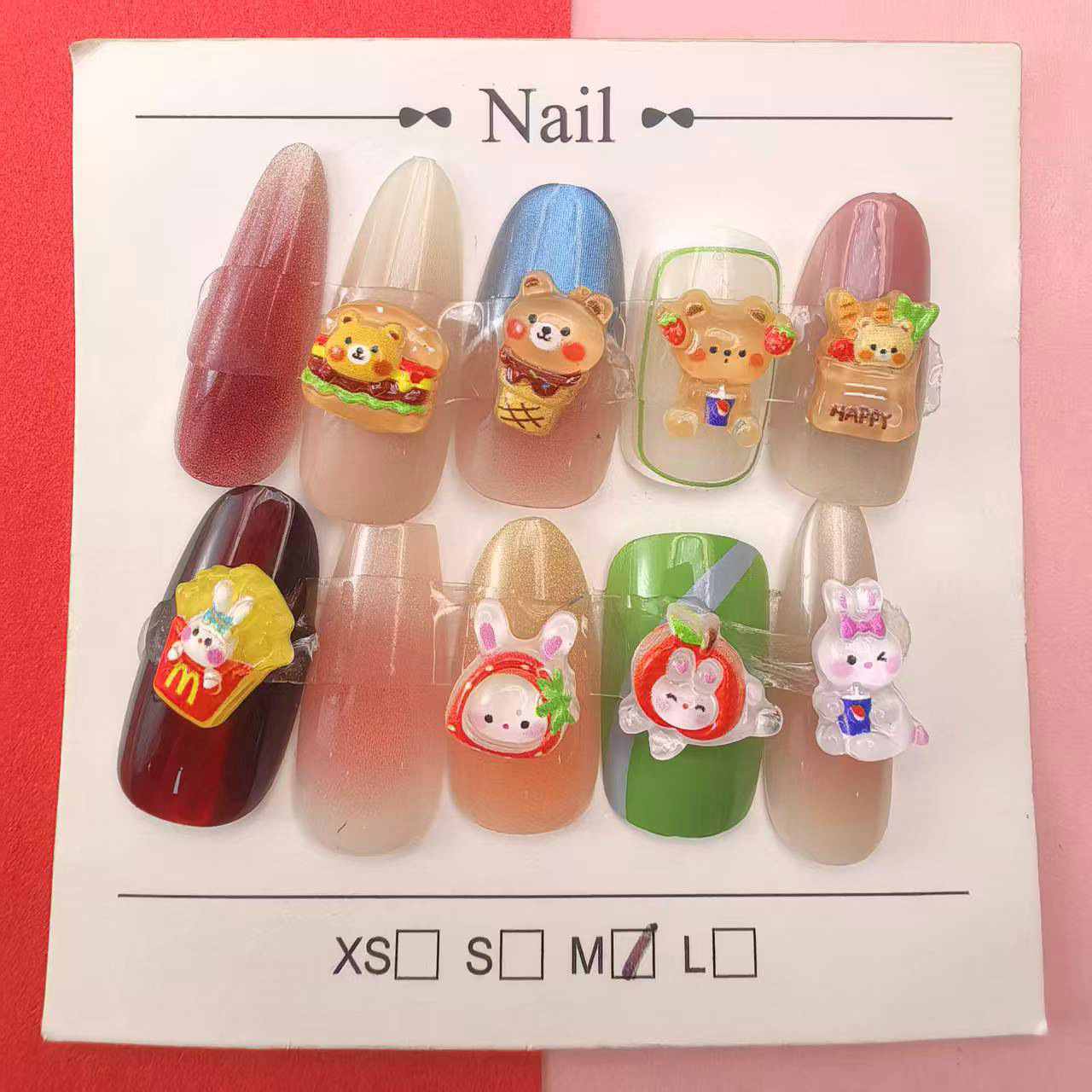 小熊小兔食玩美甲饰品配件_12.jpg