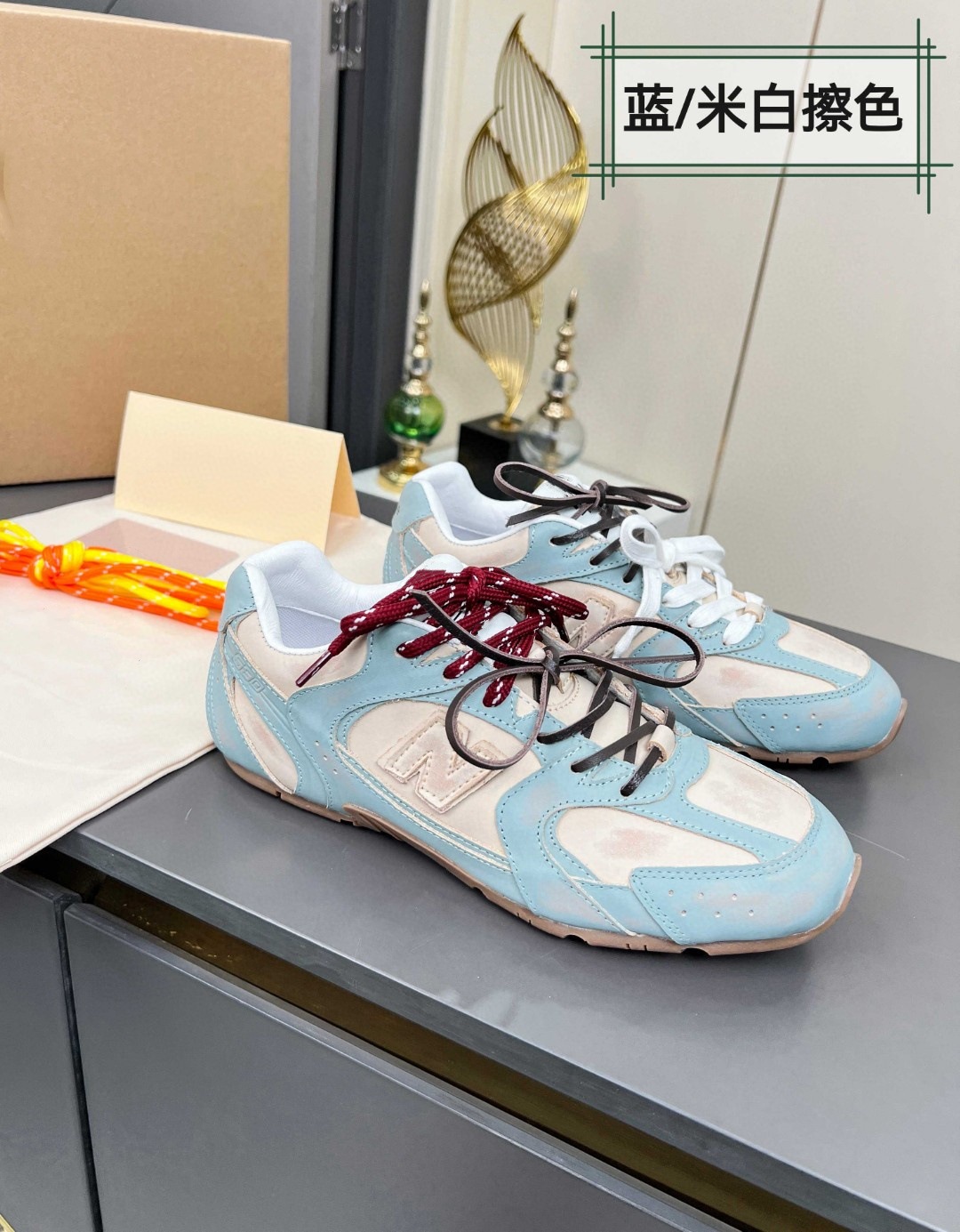 Zapatillas deportivas Agande de suela blanda y punta redonda, estilo casual y sencillo, con cordones bicolor de la marca Miaojia 530, estilo versátil para parejas.