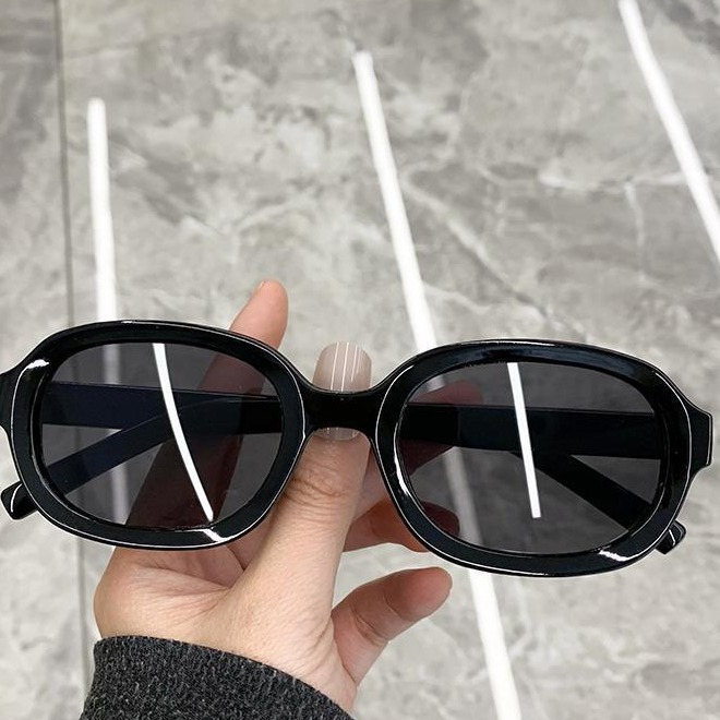 New Retro K-style Fashion Glasses Street Shooting Net Red Hip-hop Sunscreen Sunglasses Trendy Brand Anti-blue Light Sunglasses Wholesale
