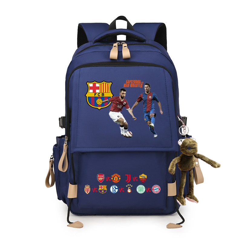 2024 Liga de Campeones Copa del Mundo de fútbol Mochila Real Madrid KakaCroba Messi Chelsea Manchester United estudiantes