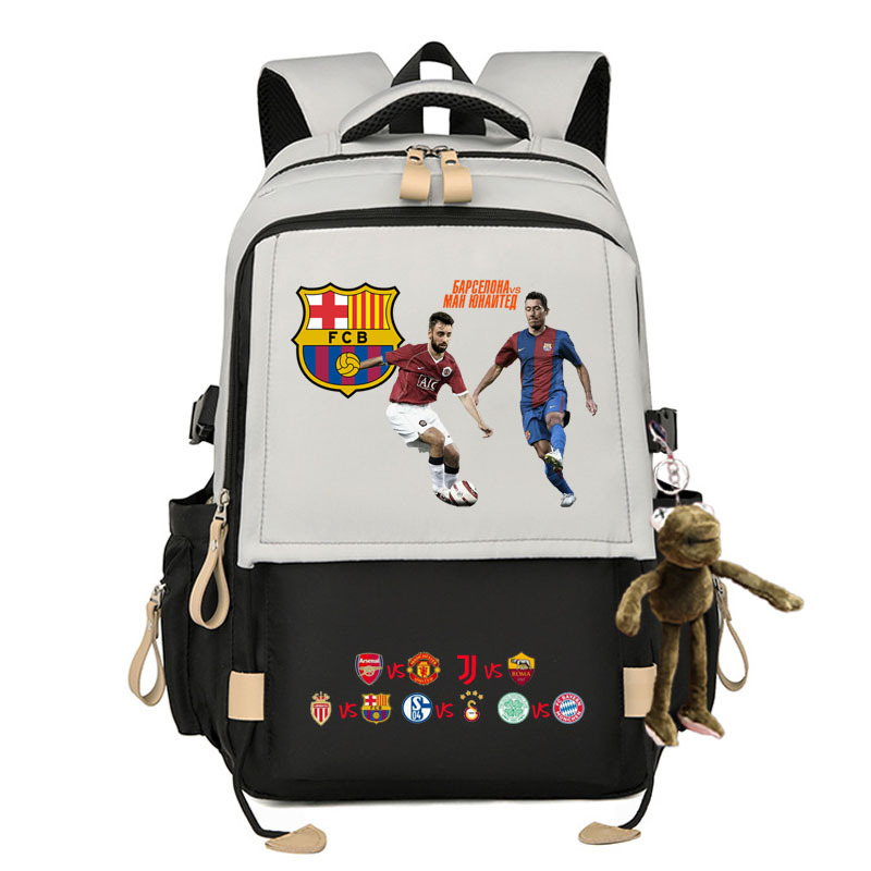 2024 Liga de Campeones Copa del Mundo de fútbol Mochila Real Madrid KakaCroba Messi Chelsea Manchester United estudiantes