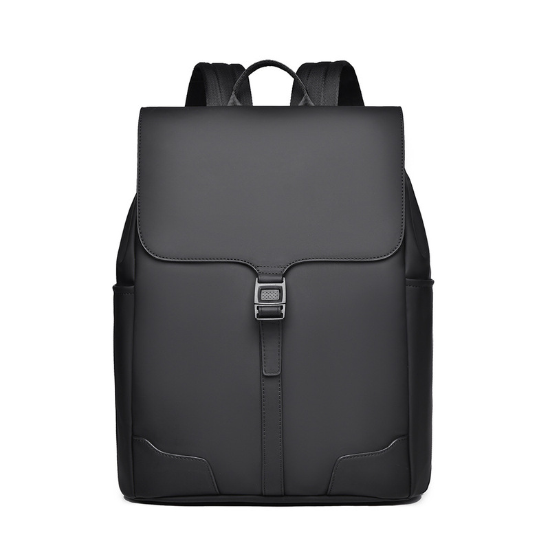 Backpack Soft Leather Film New Korean Style Large Capacity Backpack Casual Business Computer Bag Retro Waterproof Student