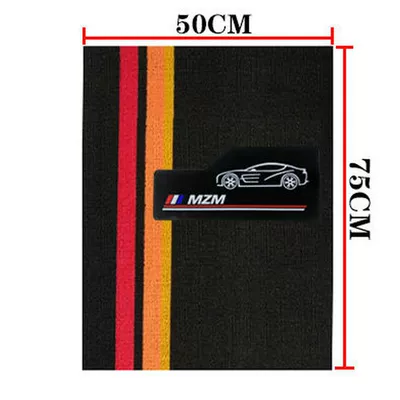 Universal Foot Pad – co-pilot single silk ring car floor mat. - main-driver-black-5075