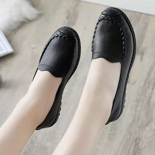 Spring and Autumn New plus size Women's Shoes Soft Sole 2025 Fashionable All-match Casual Korean Style Middle-aged Mother Love Women's Shoes