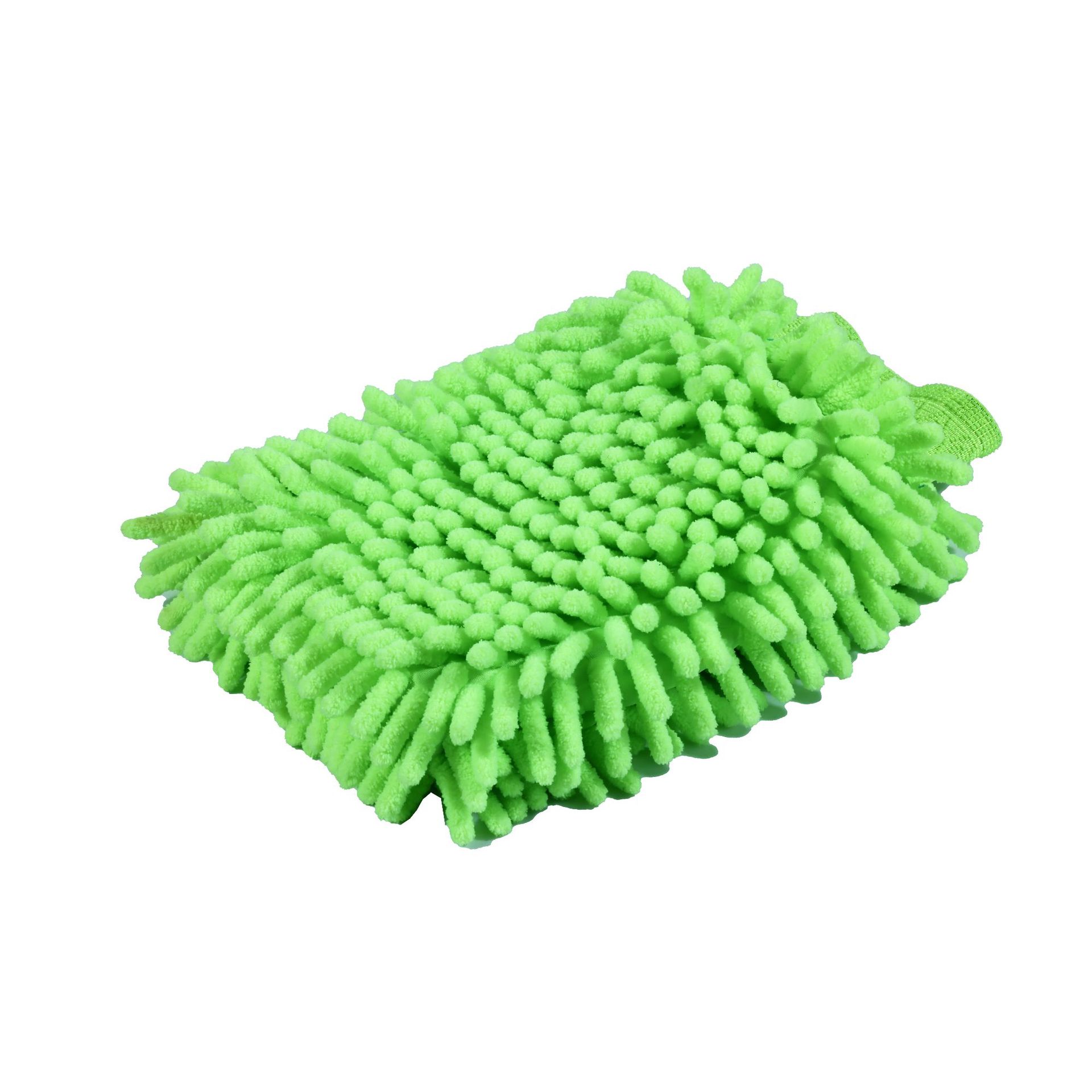 Xinxiili engrosada chenille guantes de lavado de coches guantes de espuma de terciopelo de coral terciopelo largo de una cara guantes de limpieza de coches de doble cara de terciopelo largo