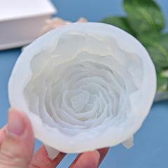 牡丹の花の形のシリコーン型ベーキング DIY ケーキキャンドルカードシェルシリコーン型
