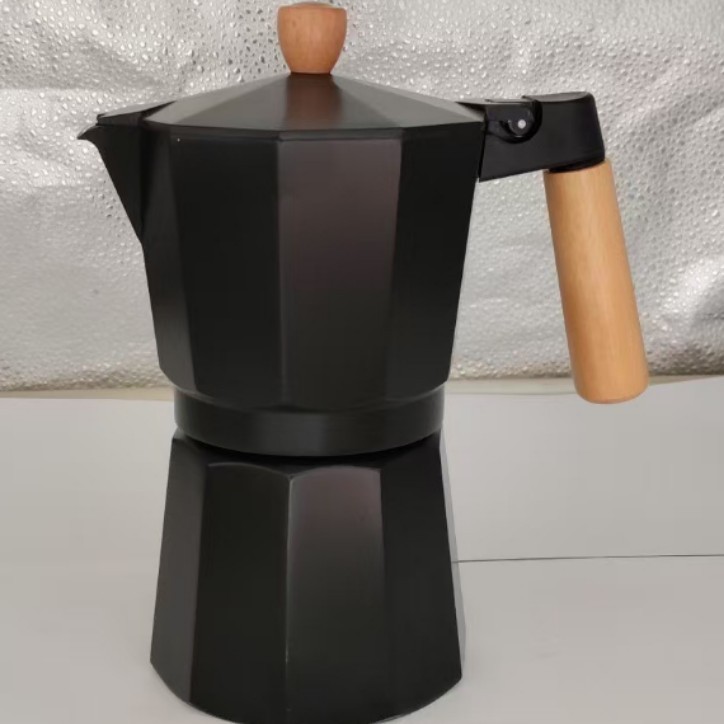 Cafetera Moka de aluminio de gran capacidad, estilo europeo, octogonal, para preparar café expreso a mano, en stock, éxito de ventas transfronterizo.