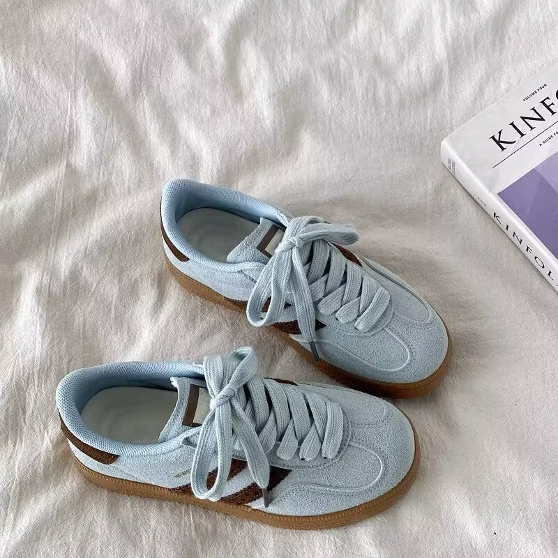 Кроссовки корейского стиля, tide footwear, мультиколор, размеры 35–40, лёгкие 0,10 кг