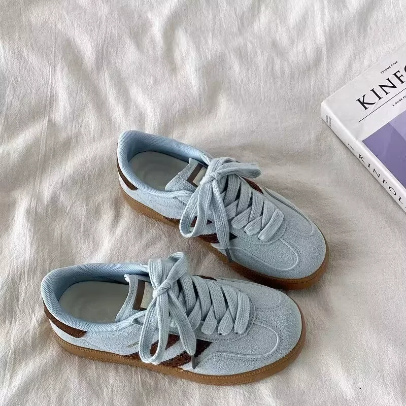 Кроссовки корейского стиля, tide footwear, мультиколор, размеры 35–40, лёгкие 0,10 кг