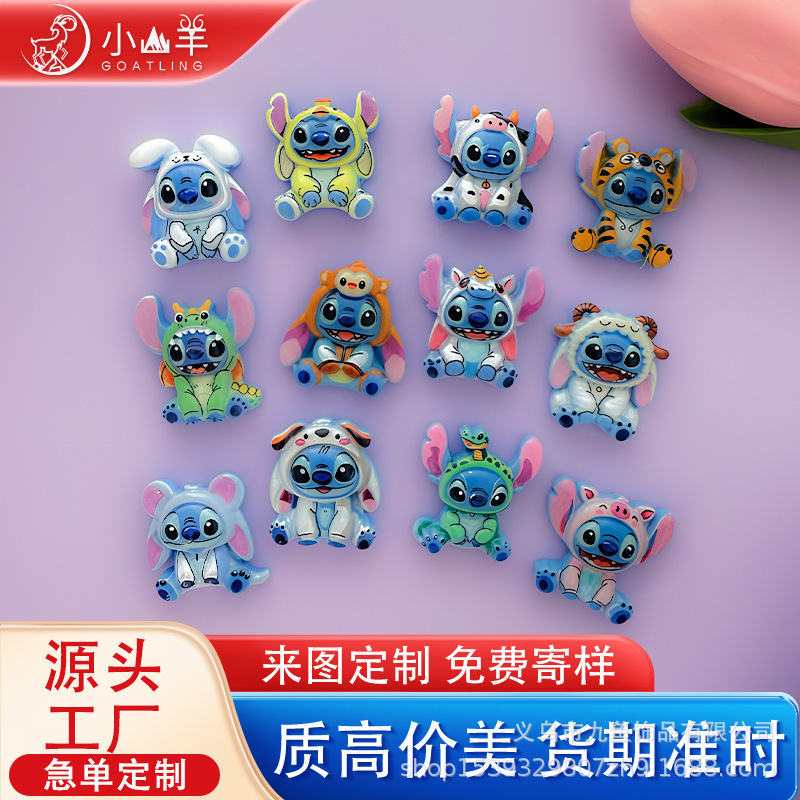 漫画女装 12 星座ステッチ樹脂小物アクセサリー diy クリーム接着剤携帯電話ケースキーホルダーヘアピンアクセサリー|undefined