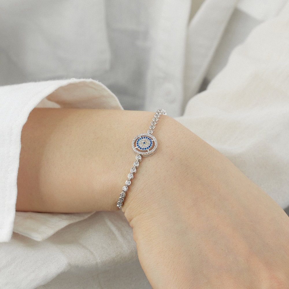 7g Weight 925 Sterling Silver Bracelets Elegant