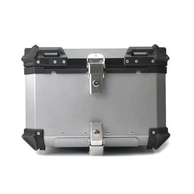 Trunk 45L/55L/65L Storage Box — Motorcycle trunk - 55l-flat-quick-release-drawstring-silver