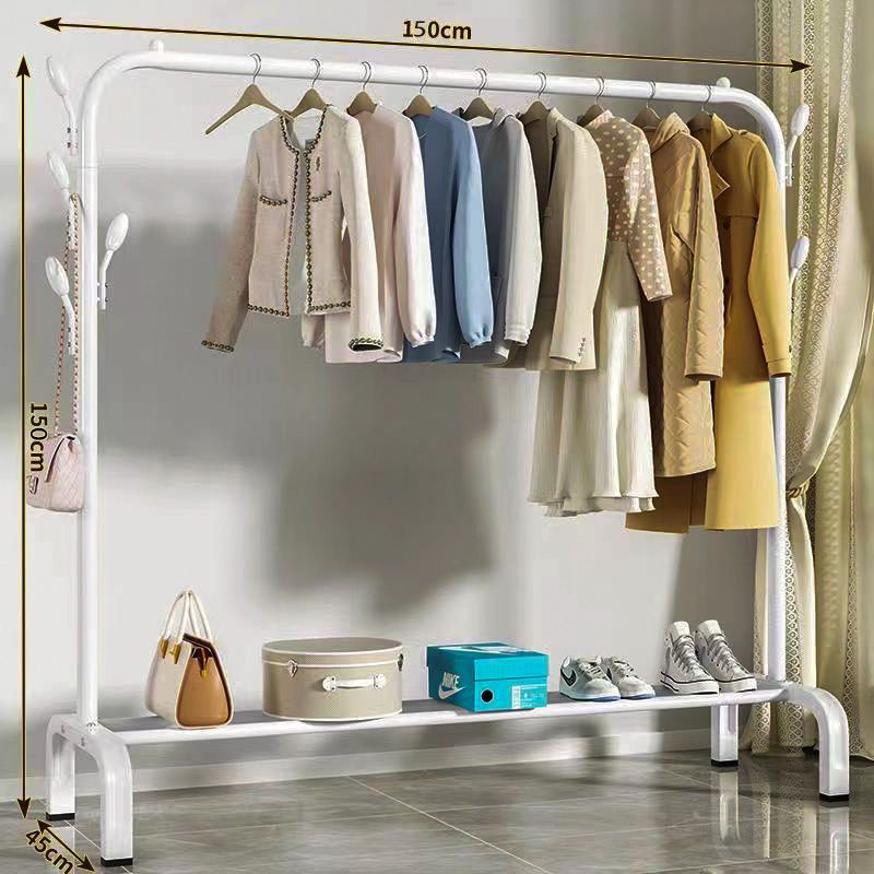 percha de ropa de piso vertical grosor grosor percha de ropa de casa dormitorio balcón barra de secado percha de ropa de secado percha