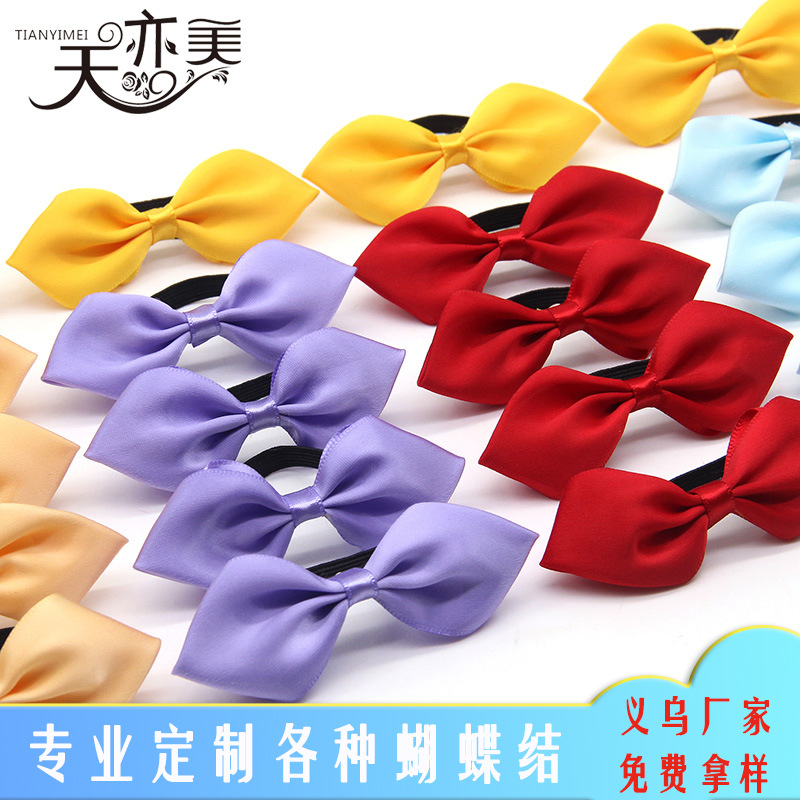 Tianyi Mei al por mayor botella de perfume/botella de vino/Embalaje de regalo decorativo pajarita Arco de la cinta hecha a mano