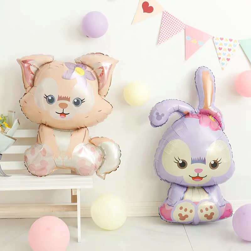 Star Dailinna Belle modeling aluminum balloon cartoon rabbit balloon birthday party photo scene decoration props