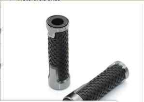 CNC Modified Handlebar Cover 22mm: Motorcycle Handle Cover - titanium-color
