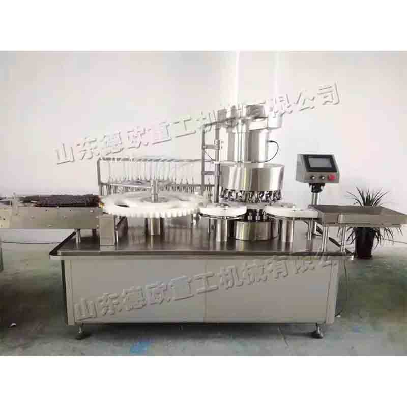 口服液灌轧机 不锈钢食品饮料高速罐装机 制药厂糖浆灌装压盖机