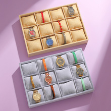 带枕头绒布手表收纳盘手镯首饰盘手串手链饰品托盘珠宝陈列展示盘