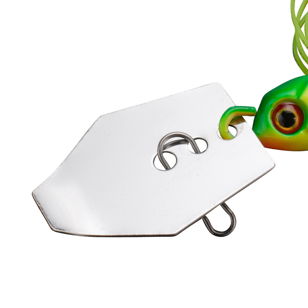 Placa de retención de agua Husky Bloqueo de hierba 7g9g11g Luya cebo anti-Colgante compuesto giratorio lentejuelas cebo falso JIG Husky