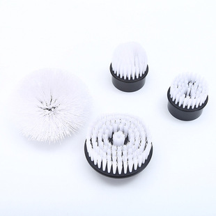 Stainless steel telescopic three-section rod housekeeping cleaning decoration cleaning brush accessories multifunctional charging sponge brush