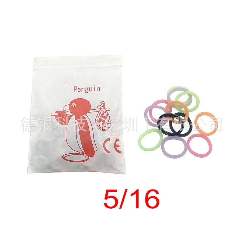 Anillo de goma de ortodoncia dental, corrección de ortodoncia, anillo de goma, consumibles de ortodoncia, anillo de ligadura oral, bolsa de tracción