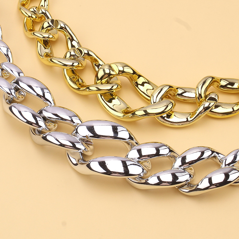 Necklace Classification Elegant Geometric Solid Color Alloy Wholesale Necklace
