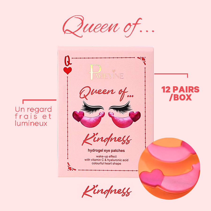 Producto de venta caliente transfronterizo PAGE VINE, mascarilla hidratante y humectante para ojos, reafirmante y reductora de líneas de expresión, parche de mascarilla de cristal de colágeno para ojos