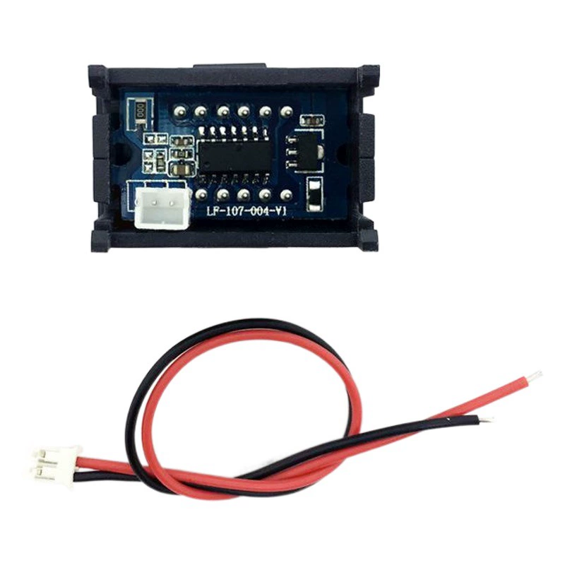 0.36inch Двухпроводной вольтметр постоянного тока в корпусе, двухпроводной цифровой измеритель напряжения 30В со светодиодным дисплеем, цифровой прибор для измерения мощности