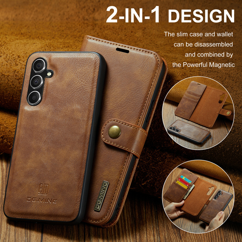 For Samsung S23 FE Mobile Phone Protective Case S23 2-in -1 Wallet Leather Case S23 Plus Magnetic Mobile Phone Case For Samsung S23 FE Mobile Phone Protective Case S23 2-in -1 Wallet Leather Case S23 Plus Magnetic Mobile Phone Case