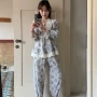 新款印花蕾丝夏季家居服