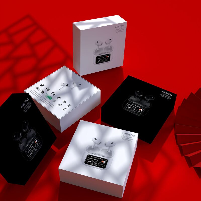 Airpods Pro Packaging Box Two Three Four Generation Five Generation Neutral Bluetooth Headset Heaven and Earth Cover Screen Display Packaging Box