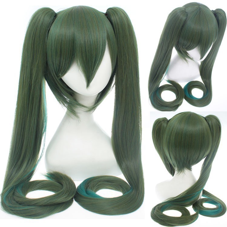 Peluca de anime cosplay pelo Hatsune Miku pelo flor de ciruelo Qianben Sakura clip de boca de tigre de anime punto de fábrica