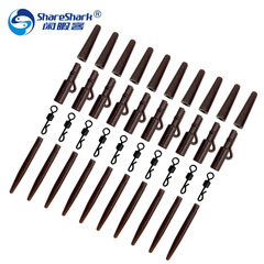 40-Piece Fishing Tackle Accessories: Gun Suits, Swivels, Anti-Slip Soft Tubes for Carp Fishing—Wholesale European-Style Carp Rig Kits