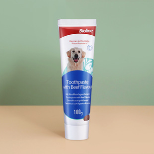 Bioline pet toothpaste dog toothpaste dental calculus mint flavor oral cleaning care pet products batch