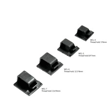 量大优惠粘式电线固定座WCL4/5/6/7线扣线夹3M背胶布线整理固定