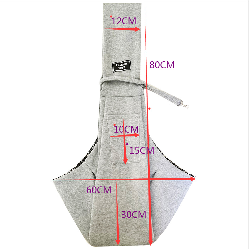 Elpojoša suņu un kaķu viena pleca vienkrāsains pārnēsājama mājdzīvnieku soma_voghion.com
