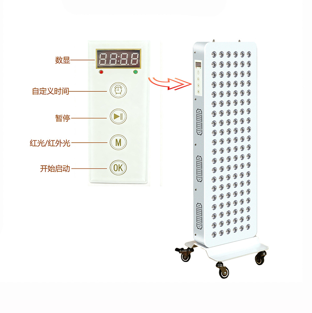Panel de terapia de luz roja LED transfronterizo de alta potencia 600W-6000W, fuente de terapia de luz roja, fábrica OEM en stock