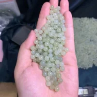 Производитель оптовой натуральный Hutian Jade Qinghai материал полупористый шарик 6 мм лед без трещин diy универсальный ювелирный аксессуар