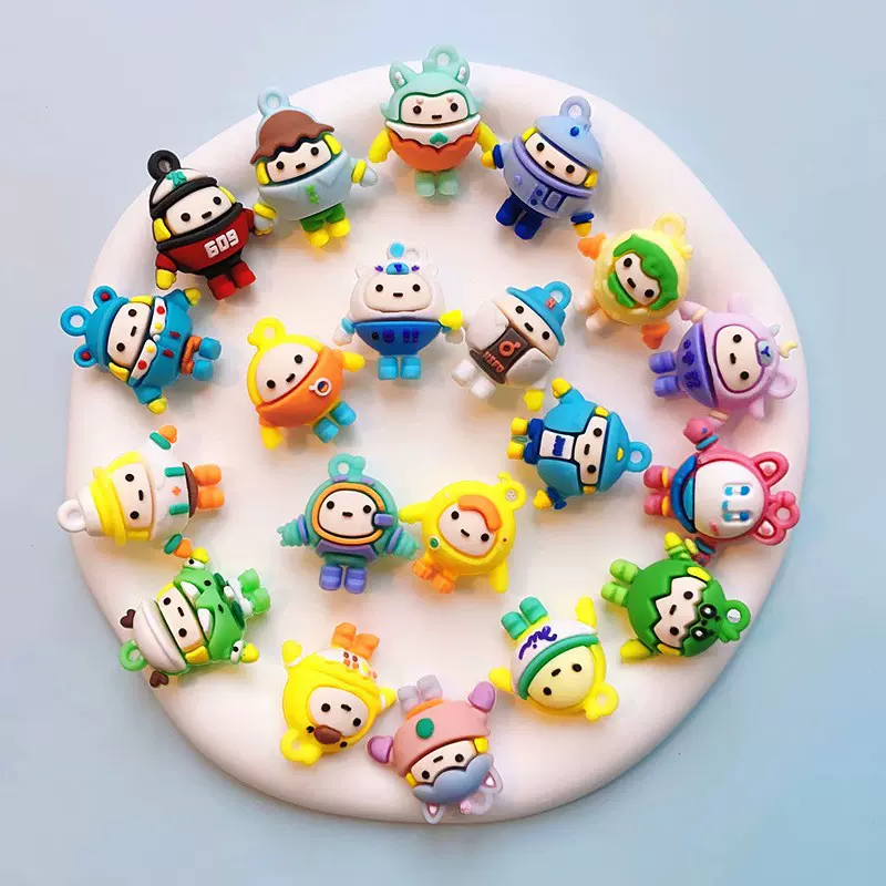 卡通公仔钥匙扣蛋仔派对三丽鸥pvc小礼品挂件盲盒配件DIY公仔