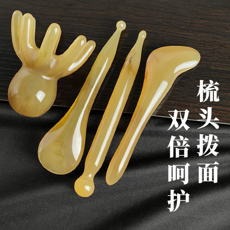 Factory Customized Facial Scraping Board, Acupoint Stick, Muscle Pulling Stick, Massage Tool for Full Body and Facial Scraping, Beauty Care for the Face