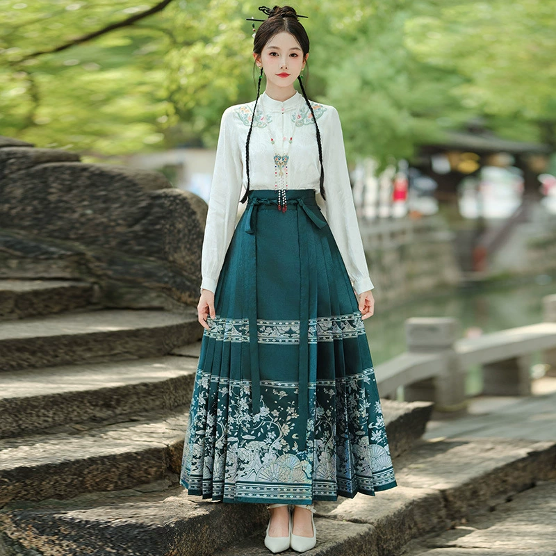 Hanfu, retro set, shirt