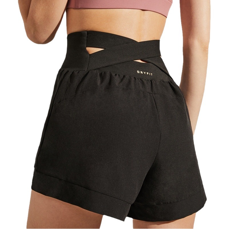 【Precio Fijo】Pantalones Cortos Deportivos para Mujer, Sexy, Levanta Glúteos, Cintura Alta, Pantalones de Fitness, Pantalones de Yoga con Abertura Trasera
