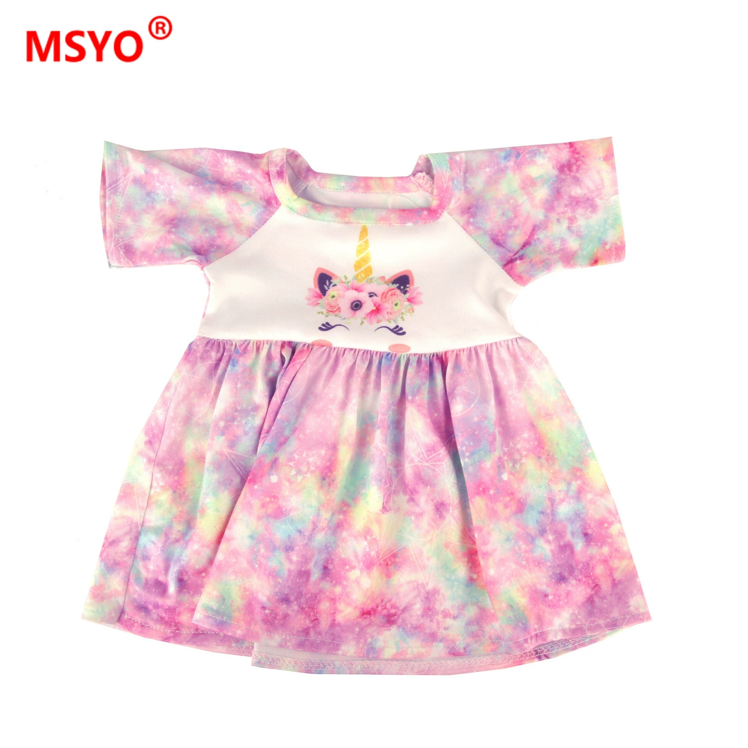 Милая кукла-девочка, пижама, реборн-д doll, 18 дюймов, США, детская одежда, единорог